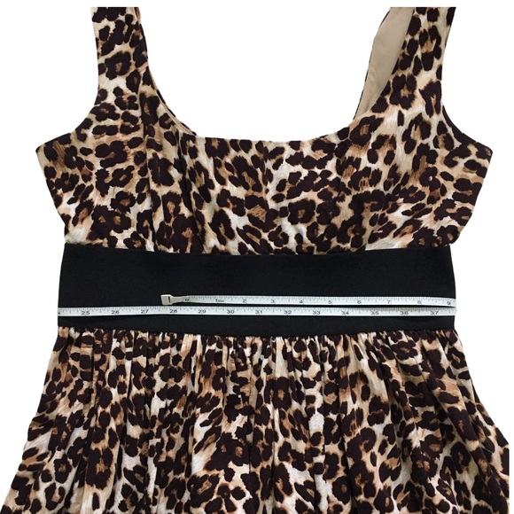 Necessary Objects Sleeveless Leopard Dress Medium - Picture 9 of 9
